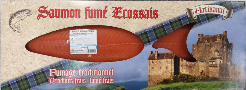 Saumon Fumé entier ou tranché par Fumet des Dombes